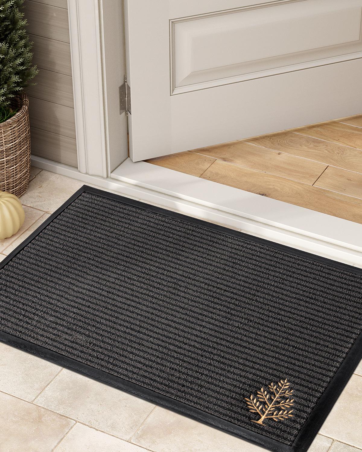 

Грязе- и износостойкий коврик для пола из резины для вышивки дома, нескользящий коврик для ног 60x90cm