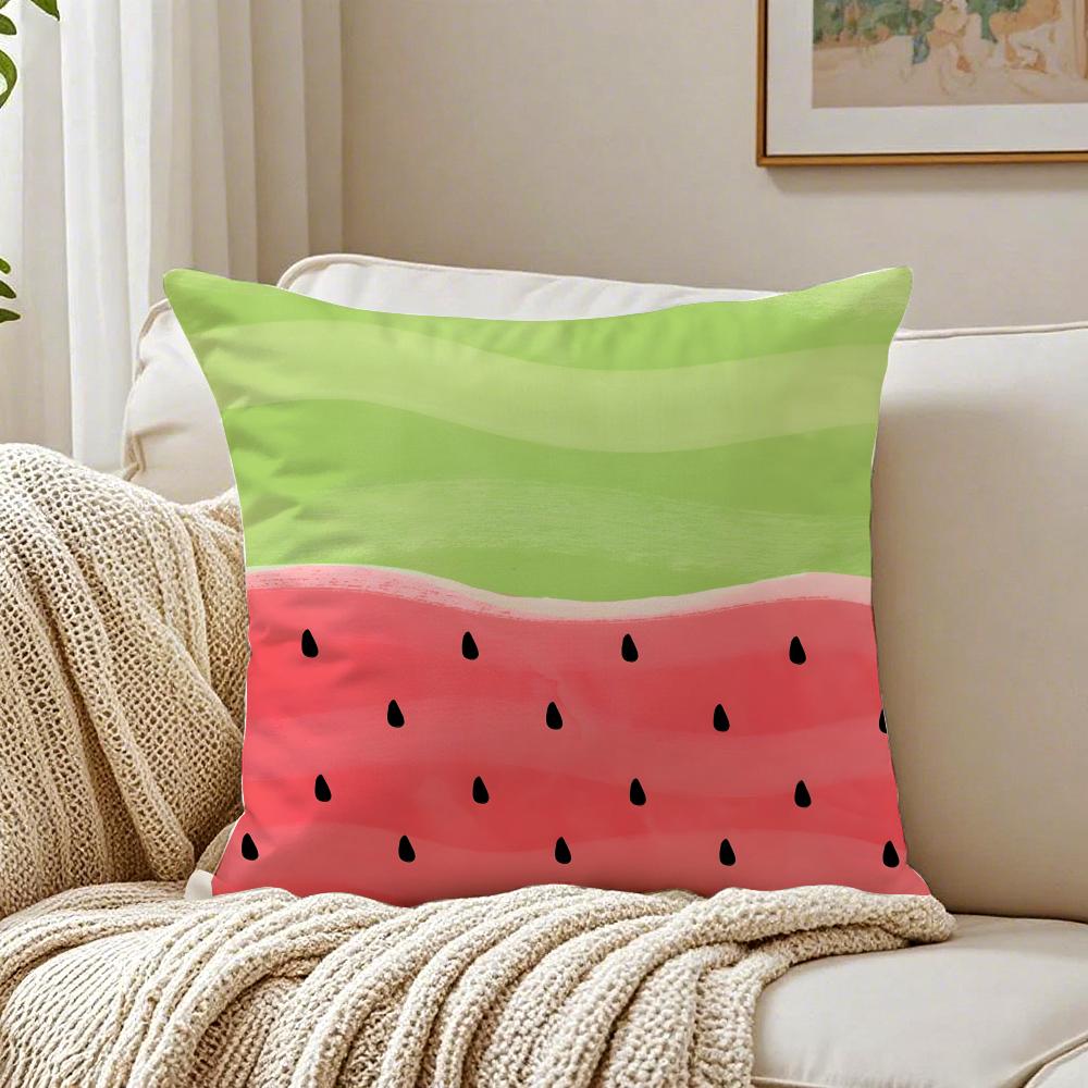 Летние Арбузы Фрукты Мультяшная Наволочка Подушка Антипылевой Клещ Декор Гостиной Дивана Подушка Комната 40X40cm