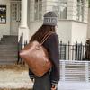 Student clothing book large-capacity bag women's 2024 new Korean ins retro niche one-shoulder portable tote bag