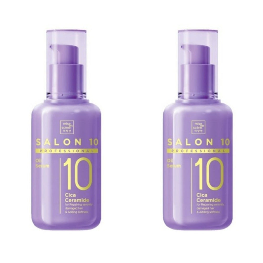 Mise En Scene Salon 10 Professionell Cica Keramid Hårolja Serum 60ml*1St/2St