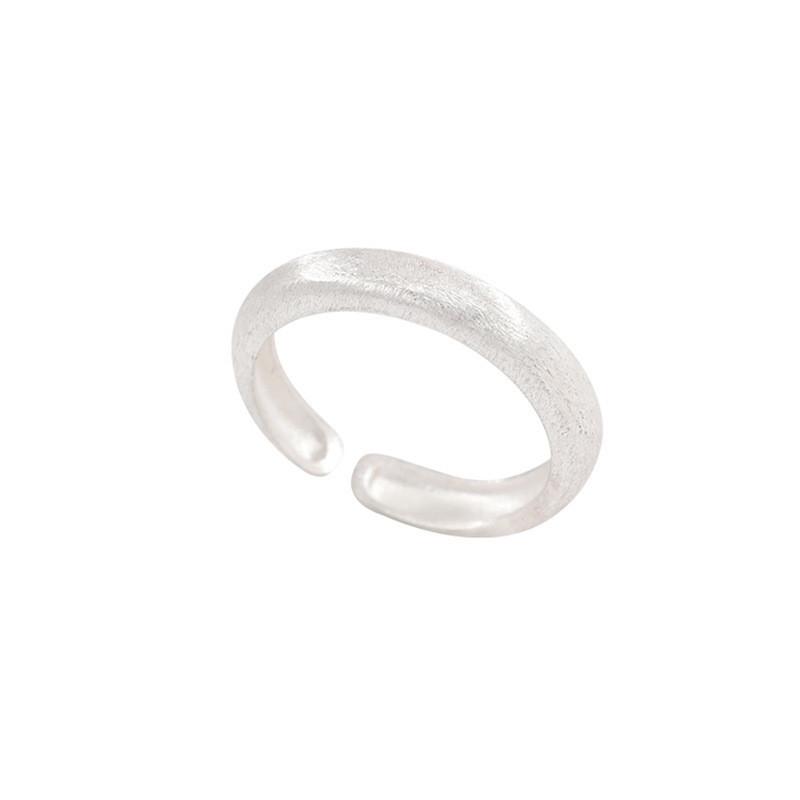 Chic Copper Geometric Design Pearl Silver Ring For Women Perfect For Ins Fashion 2022