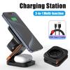 30W 3 in 1 Fast Magnetic Wireless Charger Stand Portable Multi-function Charging Bracket Foldable Charging Station