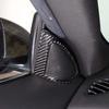 For Jaguar F-TYPE 2013- Soft Carbon Fiber Car A-pillar Horn Frame Decoration Sticker Car Interior Accessories