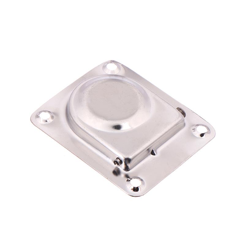 1Pc 65X56Mm Stainless Steel Square Pull-Ring Springloaded Boat Deck Hatch Pull Flush Mount Hardware Cabinet Recessed Rings Pull