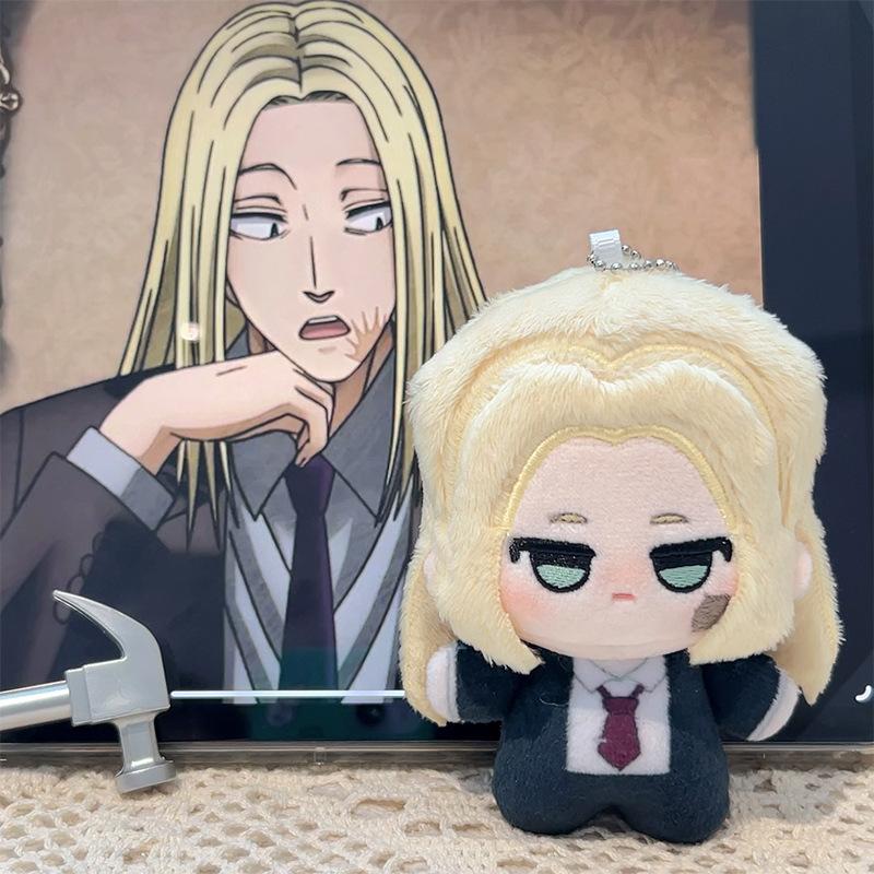 10Cm Sakamoto Days Plush Dolls Mini Soft Asakura Shinmitsuki Keychain Bag Pendant Plush Toys Nagumo Yoichi Holiday Gift