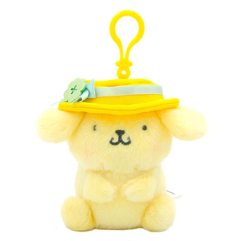 Sanrio Kuromi Flower Pendant Hello Kitty Plush Charm