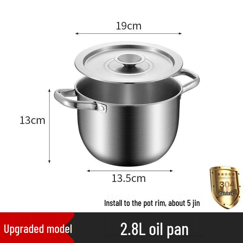 Jingbaodi Stainless Steel Grease Storage Pot
