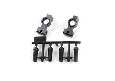 Tamiya Aluminum Rear Upright TA05-IFS (0°) (black) (84005)