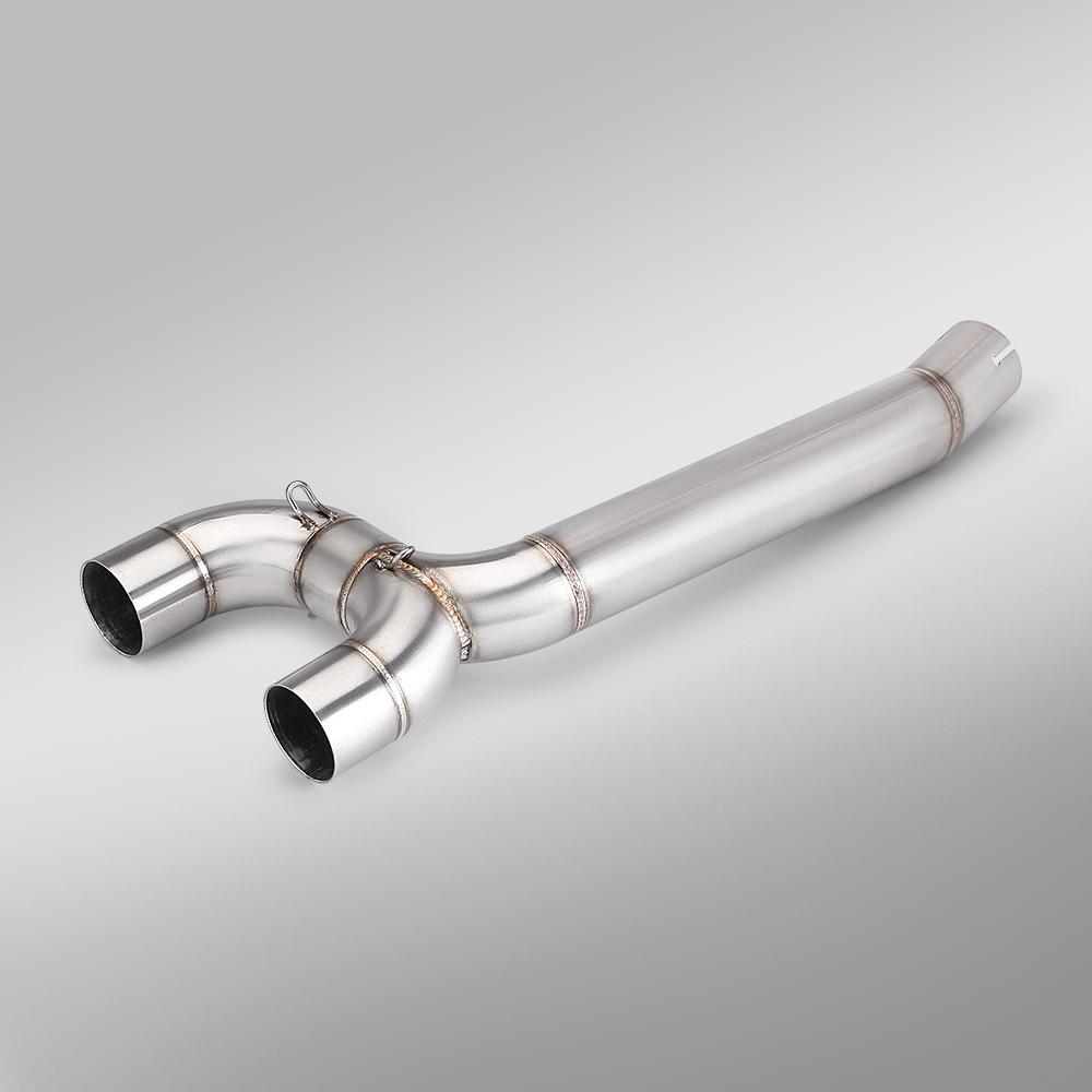 Stainless Steel Dual Outlet Exhaust System for  FZ6 FZ6N FZ6S F02 (2004-2009) 51mm Muffler Motorcycle Performance Connecti