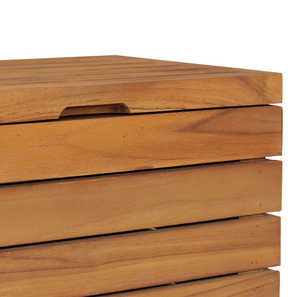 Laundry Basket 40*30*45 Cm Solid Teak Wood