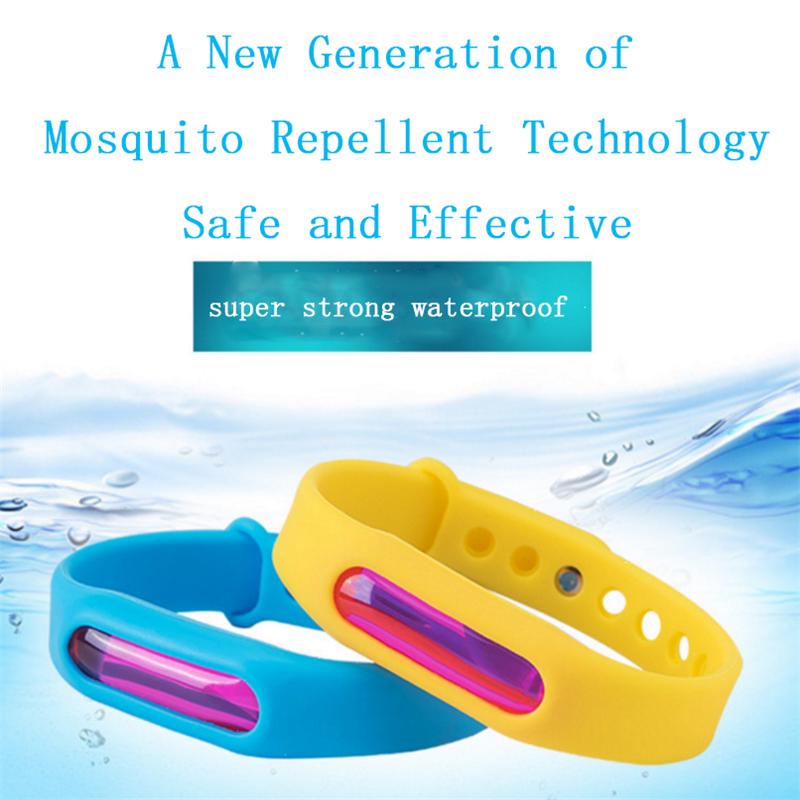 Anti-mosquito Bracelet 1pc Silica Gel Band Plant Essential Oil Insect Repeller