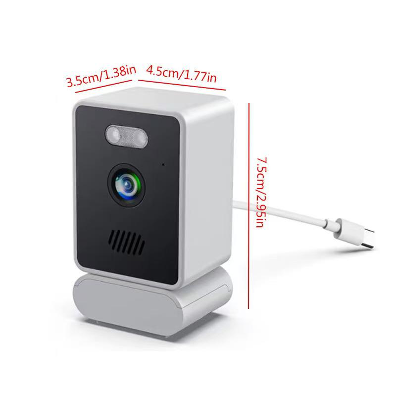 Wireless 3MP HD Glass Window Camera for Home Monitoring
