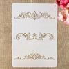 9Pcs/Set A4 29*21cm Flowers Leaves Symbol DIY Layering Stencils Painting Scrapbook Coloring Embossing Album Decorative Template