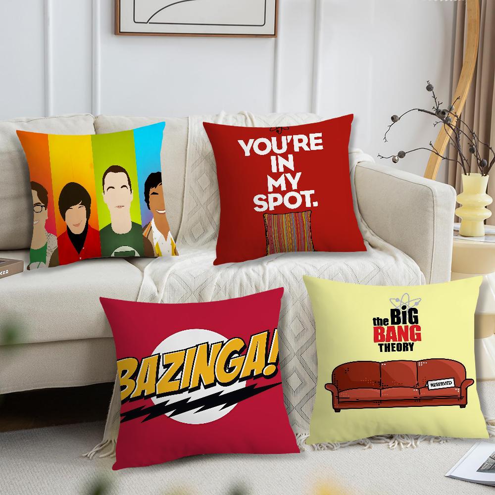 Hot TV TThe Big Bang TTheory cushion cover For Pillow Printing Sofa Decoration Home Room Coffee Shop Office Nordic Simplicity