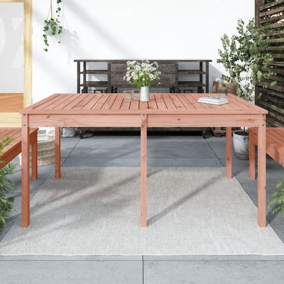 Vidaxl Garden Table, 159.5X82.5X76 Cm, Solid Douglas Fir Wood