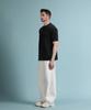 PANICALE Black Pigment Washed Short Sleeve T-Shirt