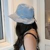 New Quick-drying Bucket Hat Women's Simple Basin Hat Wide Brim Breathable Light Foldable Sun Hat Tide