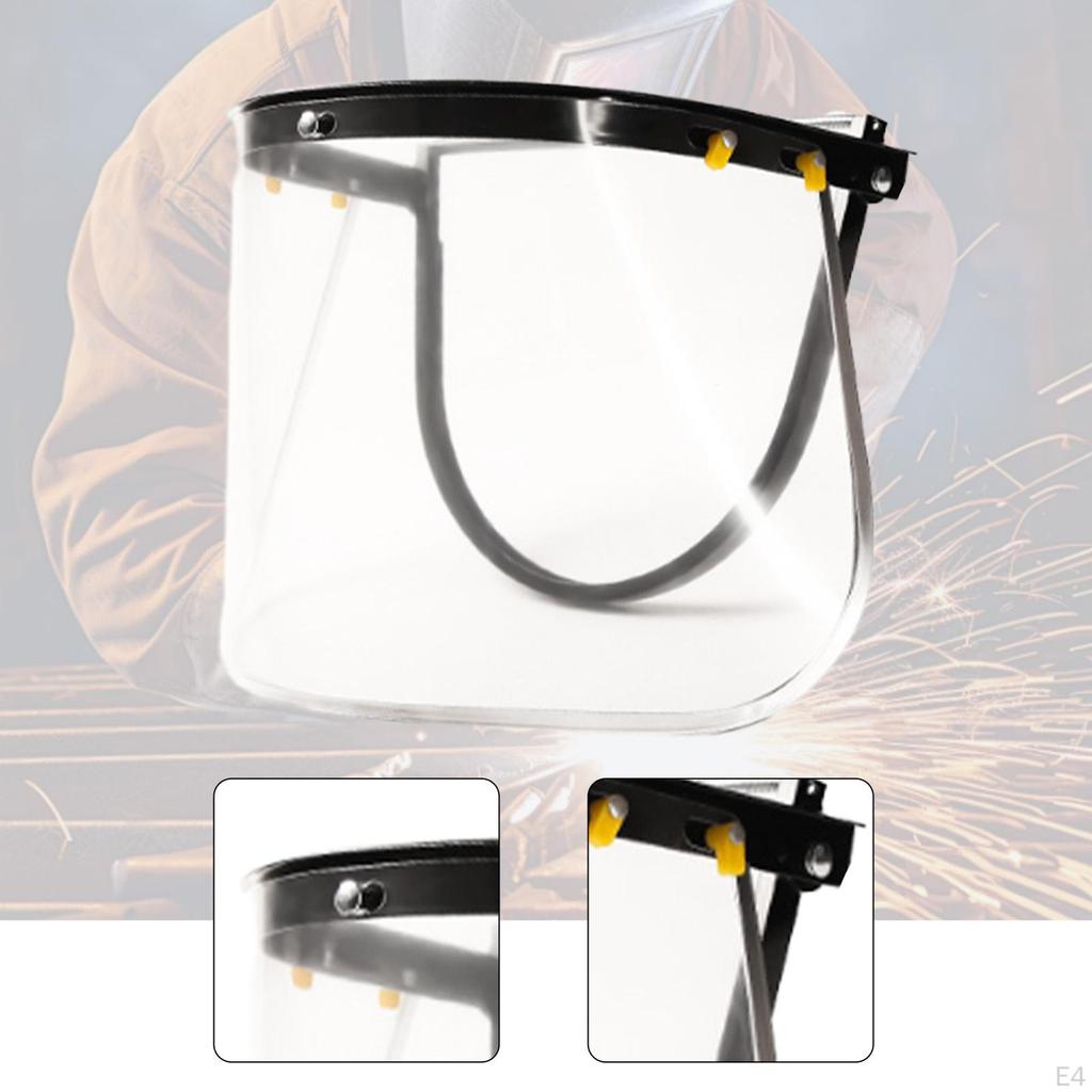 Face Visor Debris Protection Guard for Hard Hat Landscaping Mowing Gardening Cutting