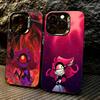 H-Hazbin Hotel N-Niffty  Phone Case For iPhone 17,16,15,14,13,12,11 Plus,Pro Max,XS,Colored Silver Plated Inside Cover
