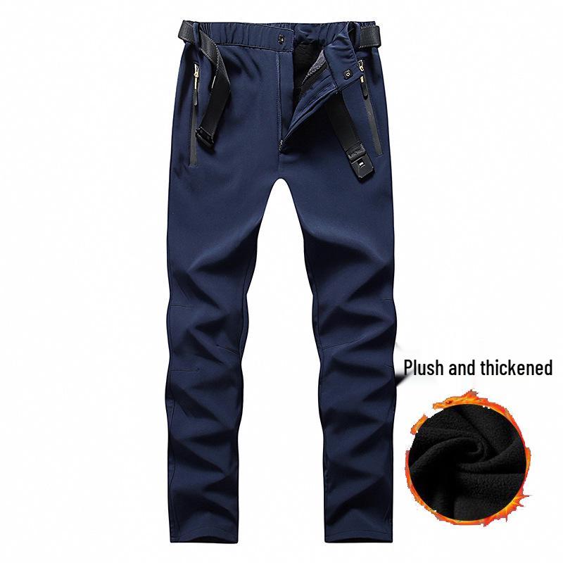 

Мужские и женские водонепроницаемые флисовые брюки софтшелл для катания на лыжах - Утепленные, дышащие, теплые, идеально подходят для альпинизма осенью/зимой 3XL