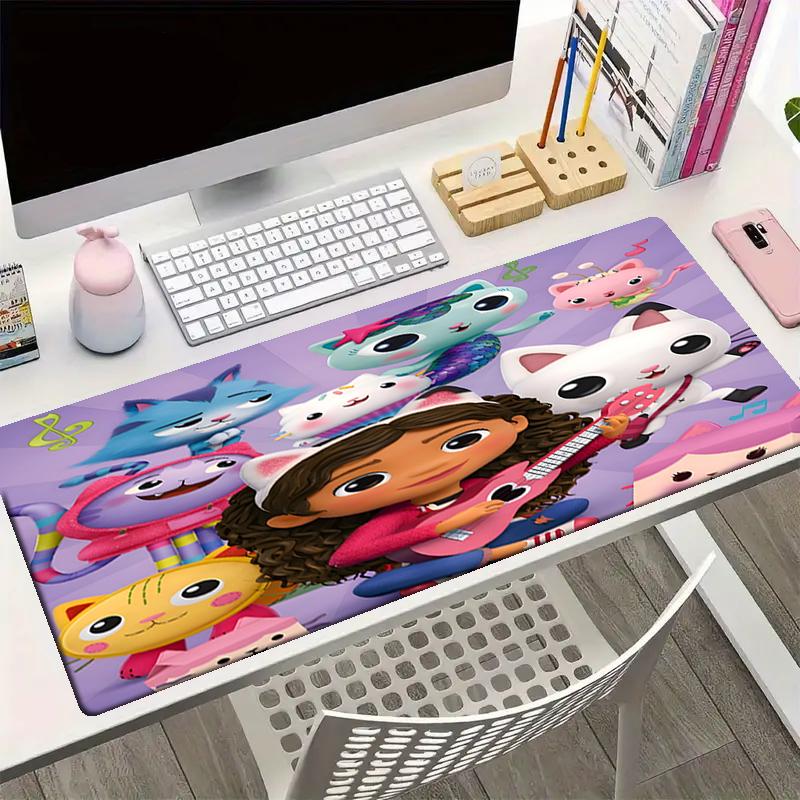 Gabby Theme Mouse Pad, Non Slip Rubber Base, Multifunctional Office & Home Decor, Perfect for Workspace Personalization.