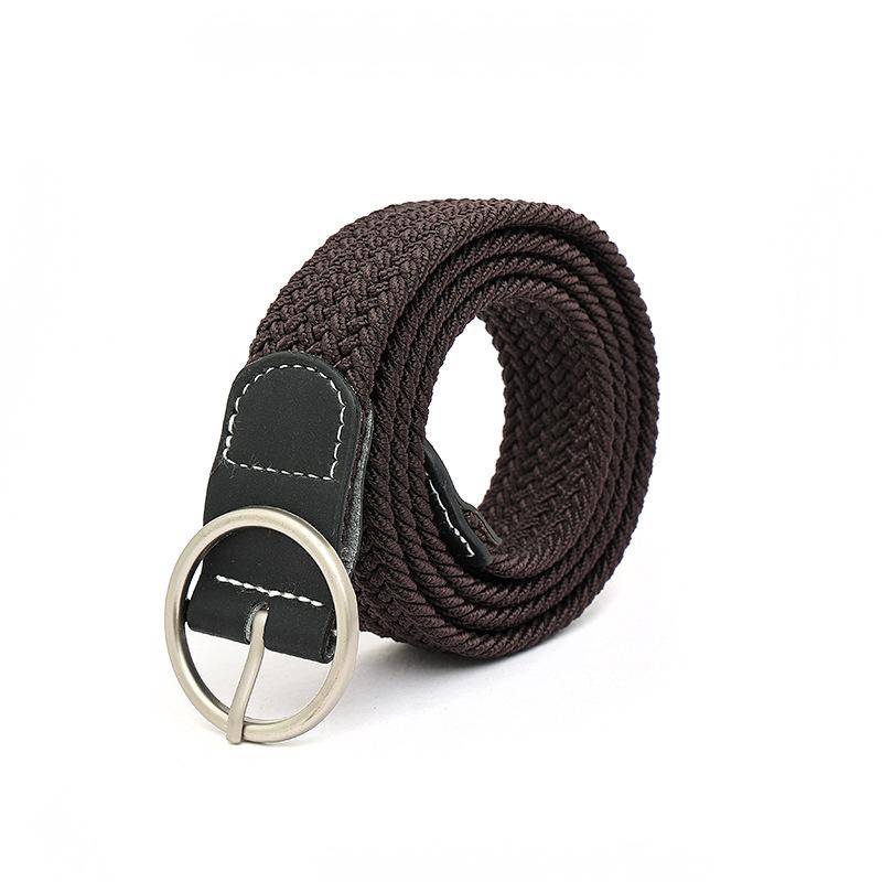 Super Convenient and Simple Lazy BI Free Elastic Belt Casual Belt Male and Female Students Knitted Belt Korean Version New