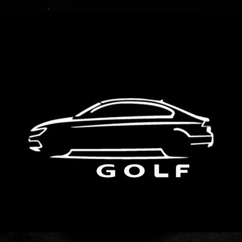 

2026 Hot For VOLKSWAGEN VW 2Pc LED Car Door Welcome Lights Logo Courtesy Projector Ghost Shadow Lamp for VOLKSWAGEN VW GOLF 6 7
