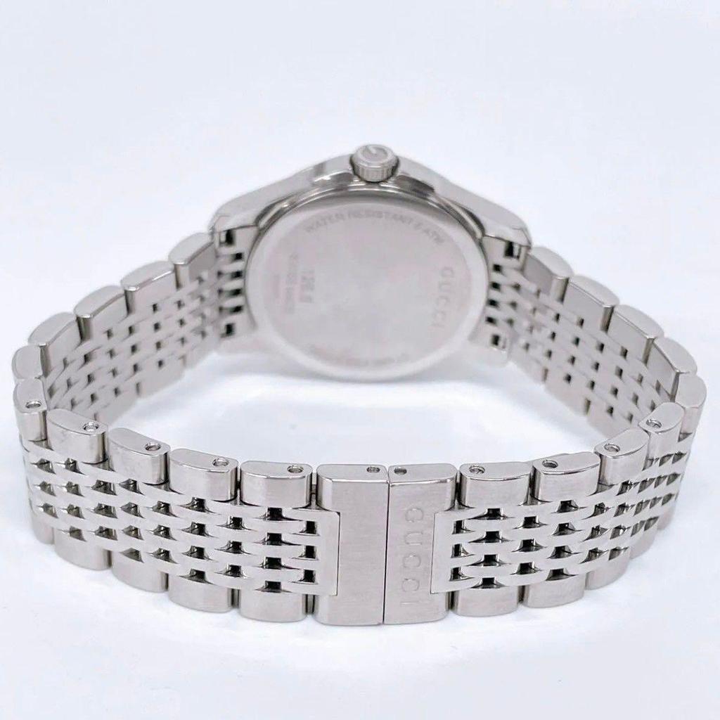 Used GUCCI watch quartz operation Gucci 126.5 ladies