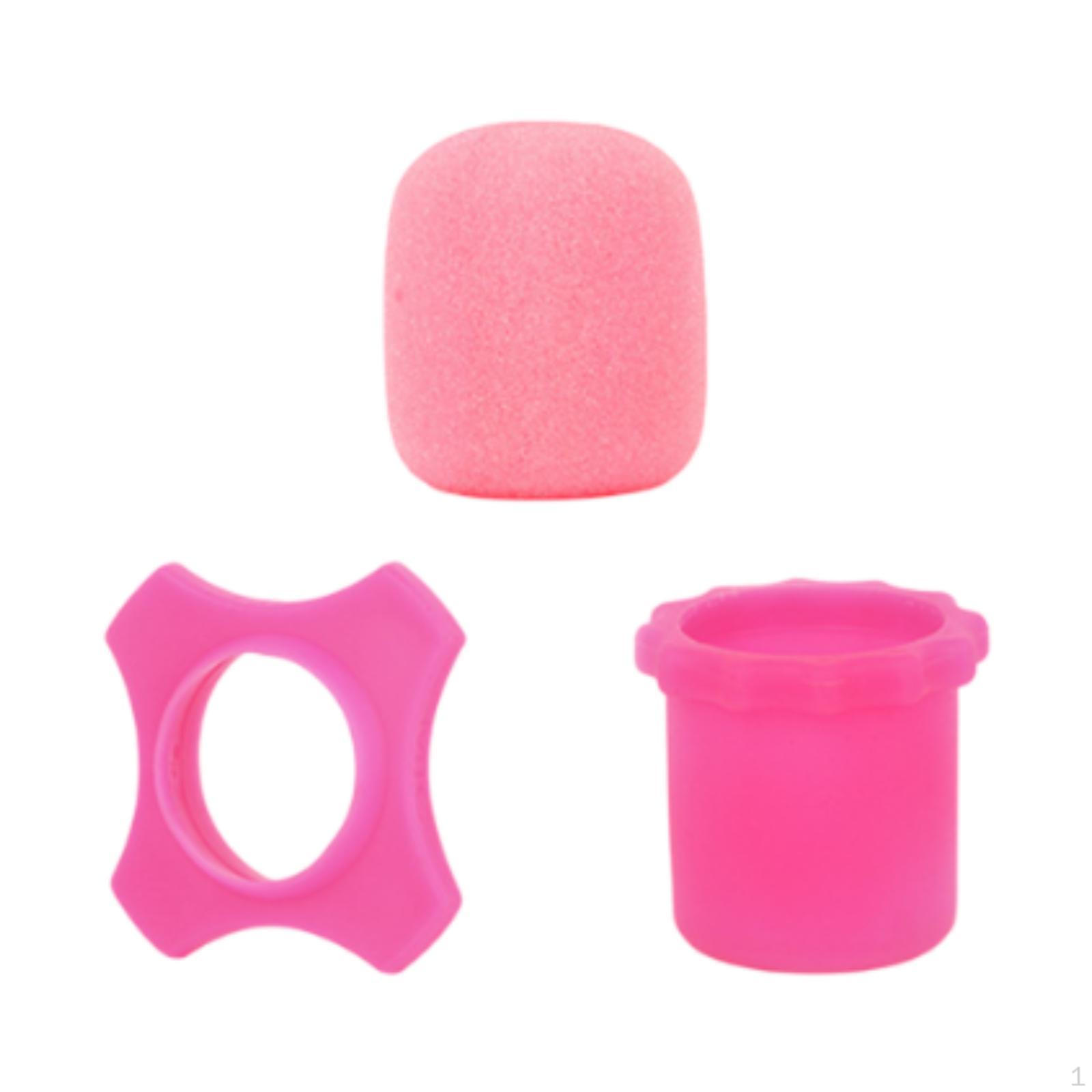 

Противоскользящее кольцо для нижнего стержня, держатель для профессиональной трубки микрофона, нескользящий чехол для микрофона розовый