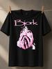 Bjork Pink Portrait Graphic With Hands Covering Mouth Handwritten Logo Lettering And Dreamy Art Pop Unisex All TShirt