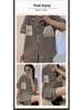 Kuromi Japanese-Style Cotton Pajamas: Women's Summer Lapel Sweet Cardigan Homewear Three-Piece Set