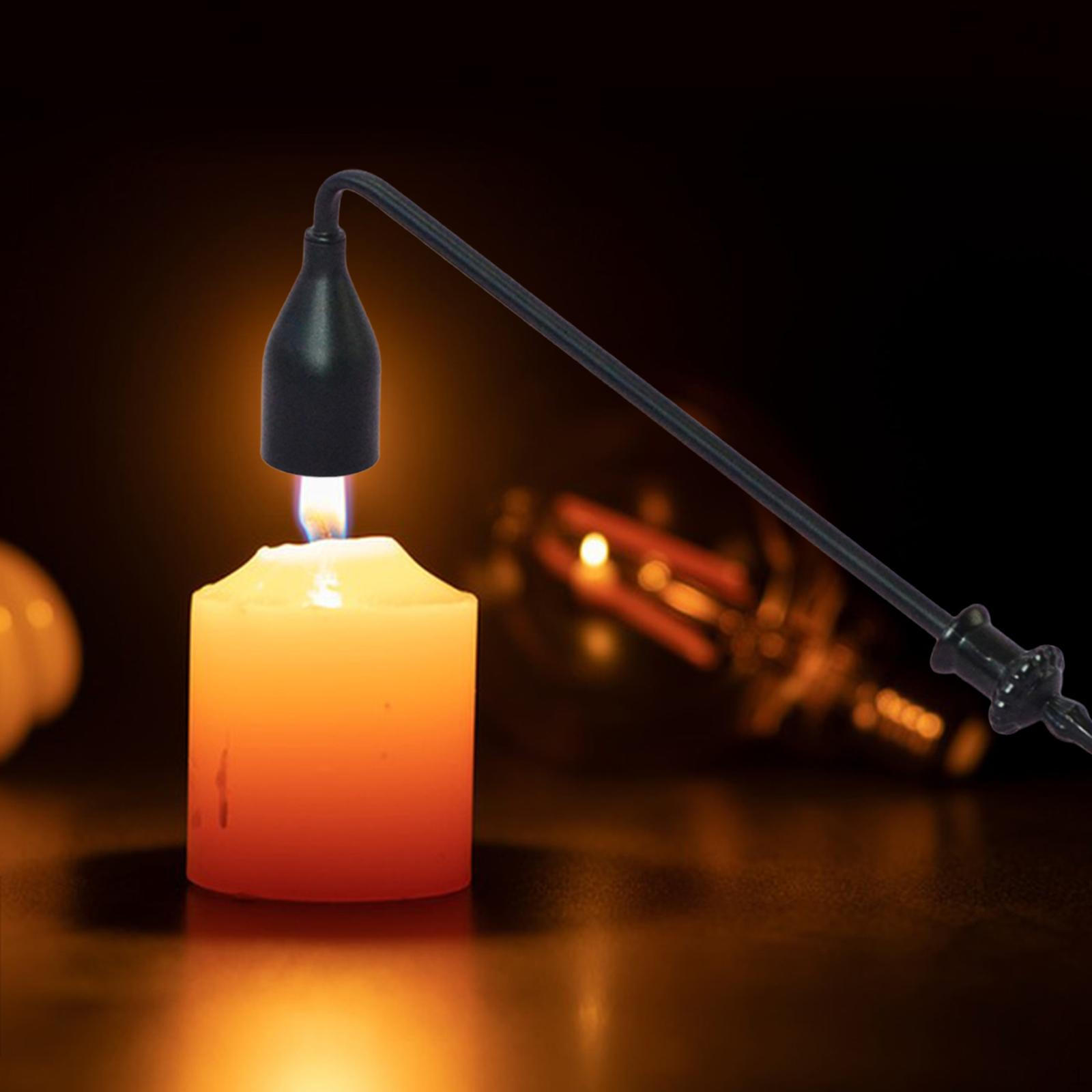 

Металева свічка 23 см, Стопер, Тример для гнота, Аксесуар у формі дзвоника, Універсальний, Полірований Black