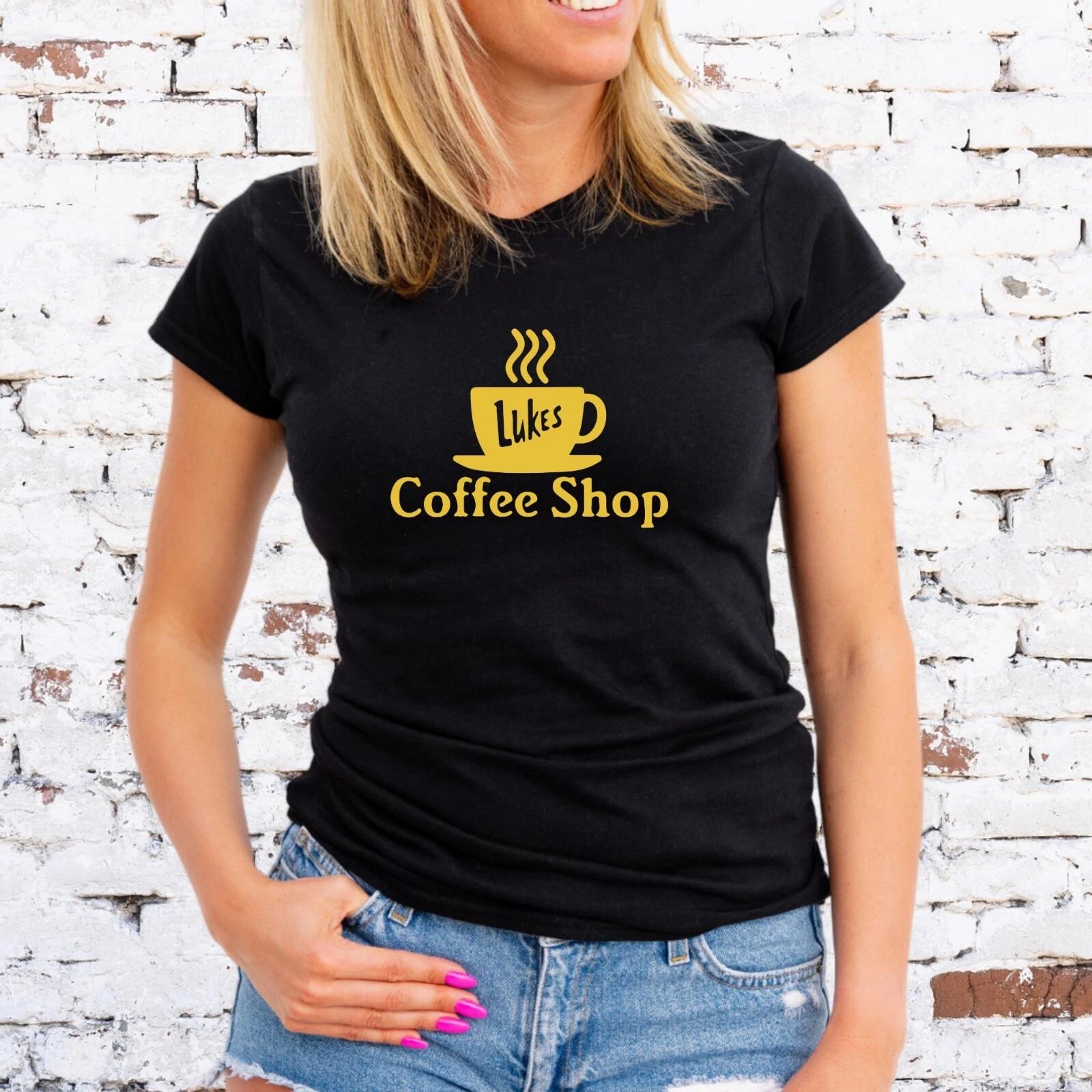 LUKES DINER T-Shirt, GILMORE GIRLS, COFFEE CUP, Unisex/Lady Fit M