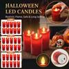 12-Pack Halloween Flameless LED Candles for Decorations