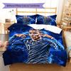 Mbappé Mönster Sängkläder, Täcke Set Påslakan Örngott Hem Födelsedagspresent (1 * påslakan + 2 * örngott, utan kärna)