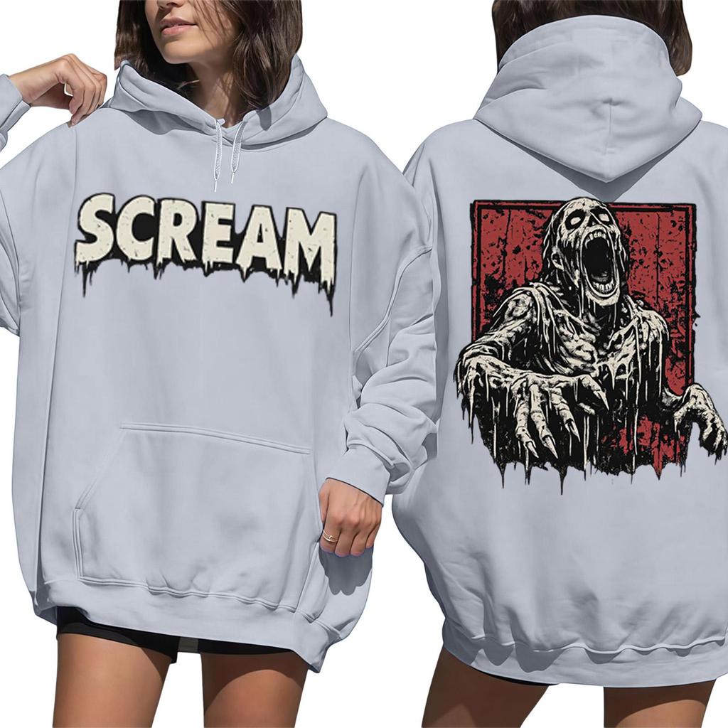 Women's Fashion Long Sleeve Sweatshirt with Graphic Print for Casual Daily Wear