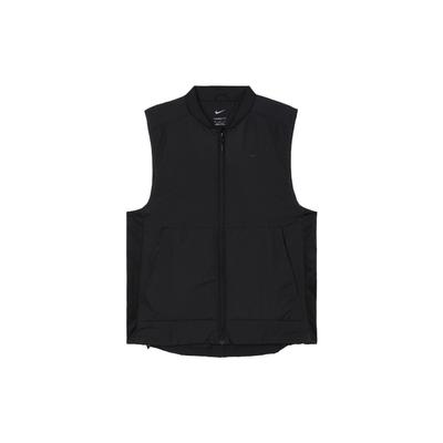 Gilet en coton zippé à logo uni pour homme Gilets Noir FB7554-010