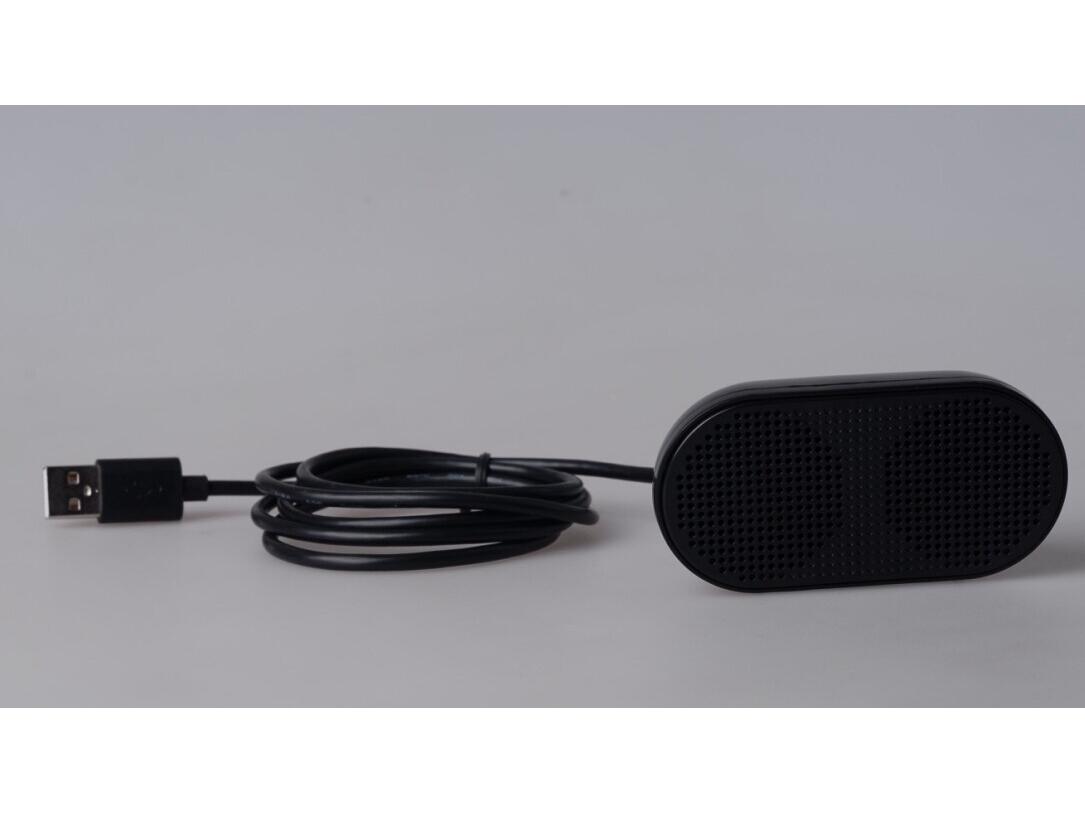 

Креативный мини портативный компьютерный динамик с питанием от USB и встроенной звуковой картой. чёрный