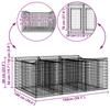 Gabion Raised Bed Silver