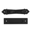Sliding Barn Door Handle Aluminum Alloy Black Punch Free Double Sided Door Pull Handles for Gate Cabinet