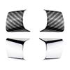 Car Abs Chrome Steering Wheel Trim Cover Sticker Decoration for Ford Focus 3 MK3 Sedan Hatchback Kuga Escape 2012 2013 2014