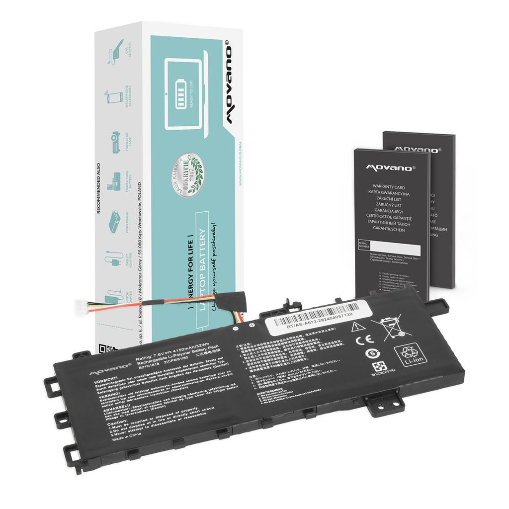 B21N1818 Battery for Asus Vivobook 15 A512 R512 X512