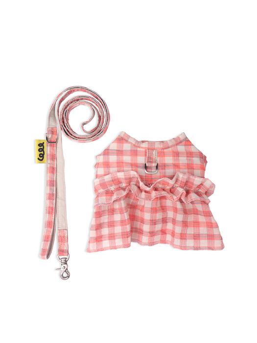MONCHOUCHOU Dressy Harness Set Pink
