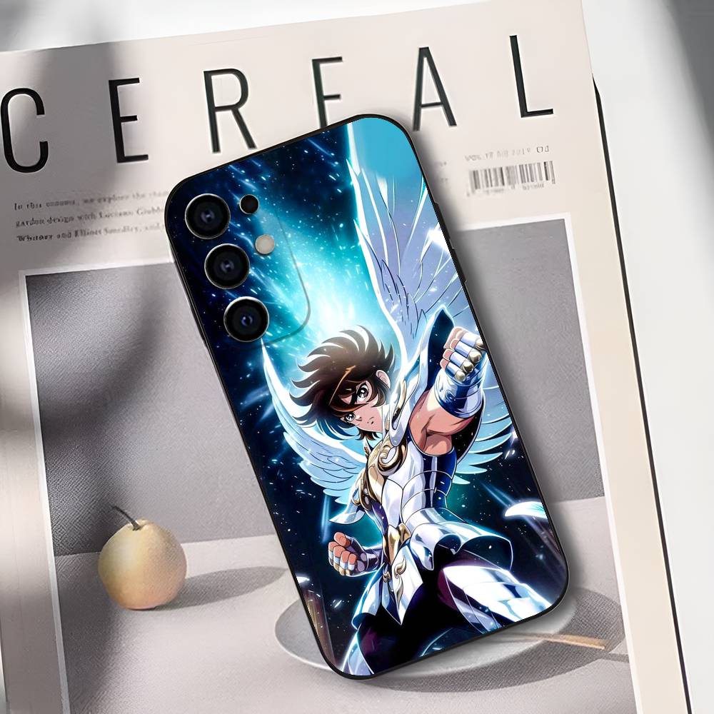 S-Saint S-Seiya Anime Phone Case Silicone Soft For Samsung S25,S24,S21,S22,S23,S30,Ultra,S20,Plus,Fe,Lite