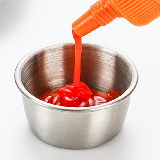 1 sada 40ml šálku na omáčky se silikonovým víčkem Dobré utěsnění Netěsnost Venkovní piknik Přenosná nádoba na salát Denní použití