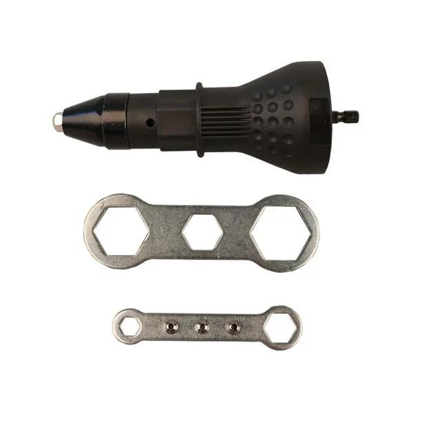 Practical Riveting Drill Adapter Electric Pull Rivet Conversion Adapter Cordless Rivet Adaptor Tool