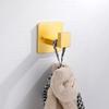 2 Pieces Robe Bathrobe Hook Wall-mounted Kitchen Closet Bathroom Washroom Hangers Clothes Handbag Hanging Holder Bracket