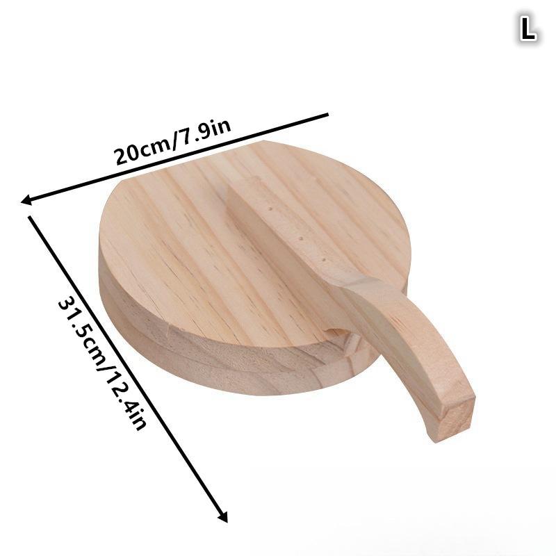 Dumpling Dough Press Tool for Homemade Dumpling Skins Manual Wrapper Maker NonStick Wooden Mold Kitchen Accessories