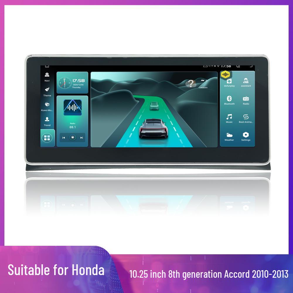 Мультимедийная навигационная система для Honda Accord 2010-2013 с интеграцией Bluetooth, USB и WiFi D100 C Interface 1+16G + Custom Voice