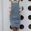 Elegant Ladies Denim Apron Oil-Proof Waiter Extended Aprons Advertising Apron  Home Kitchen